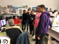 Braintree Printing with Students 2