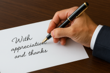 appreciation and thanks note