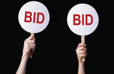 Bid sign