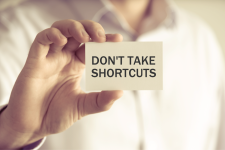 don't take shortcuts image