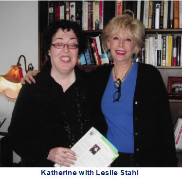 Katherine O'Brien and Leslie Stahl