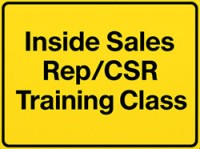 inside sales class sign