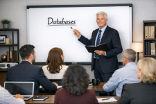 teacher teaching databases
